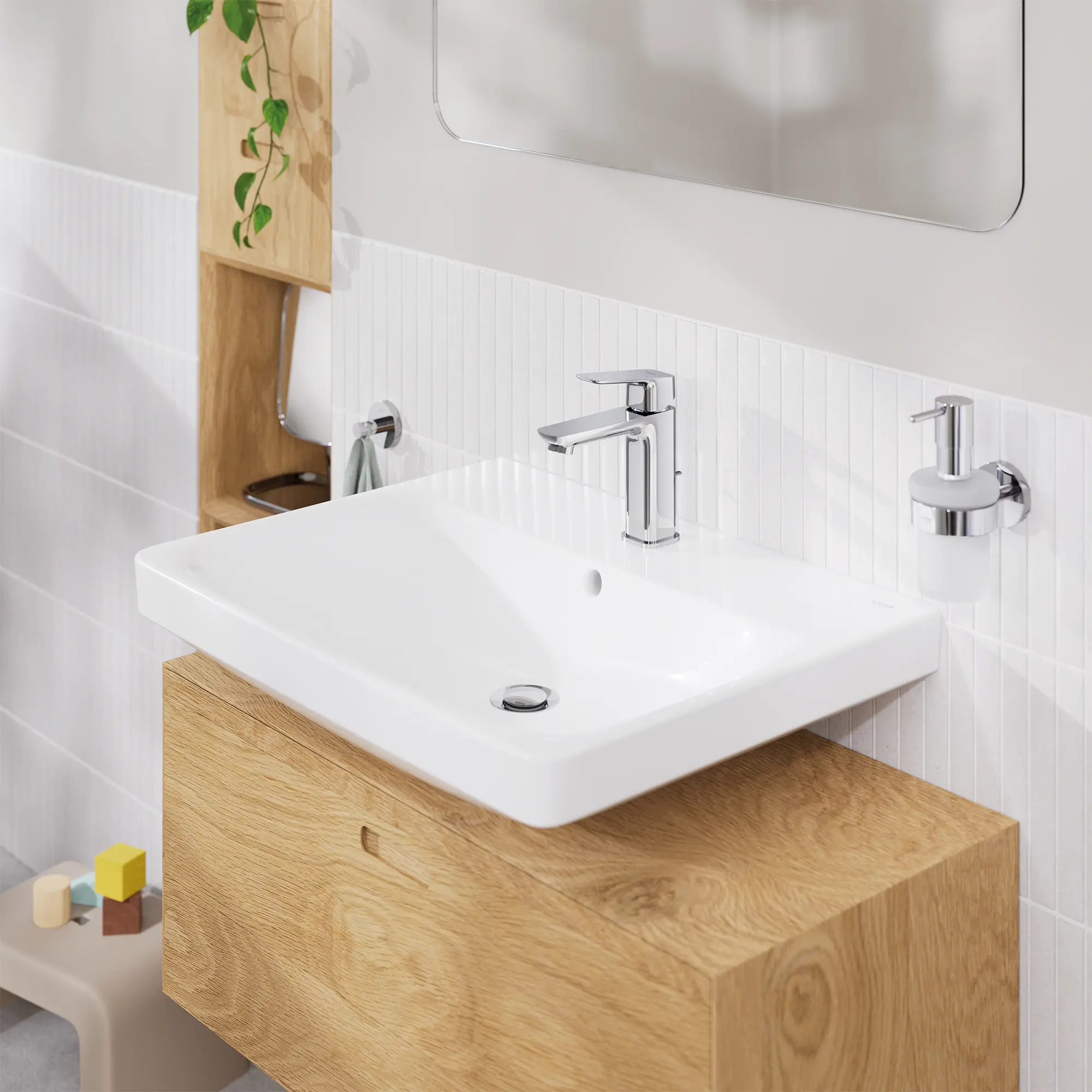 Cubeo Single Hole Single Handle S-Size Bathroom Faucet, Cold Start, 1.2 gpm (4.5L/min) 7 Cubeo Single Hole Single Handle S-Size Bathroom Faucet, Cold Start, 1.2 gpm (4.5L/min)