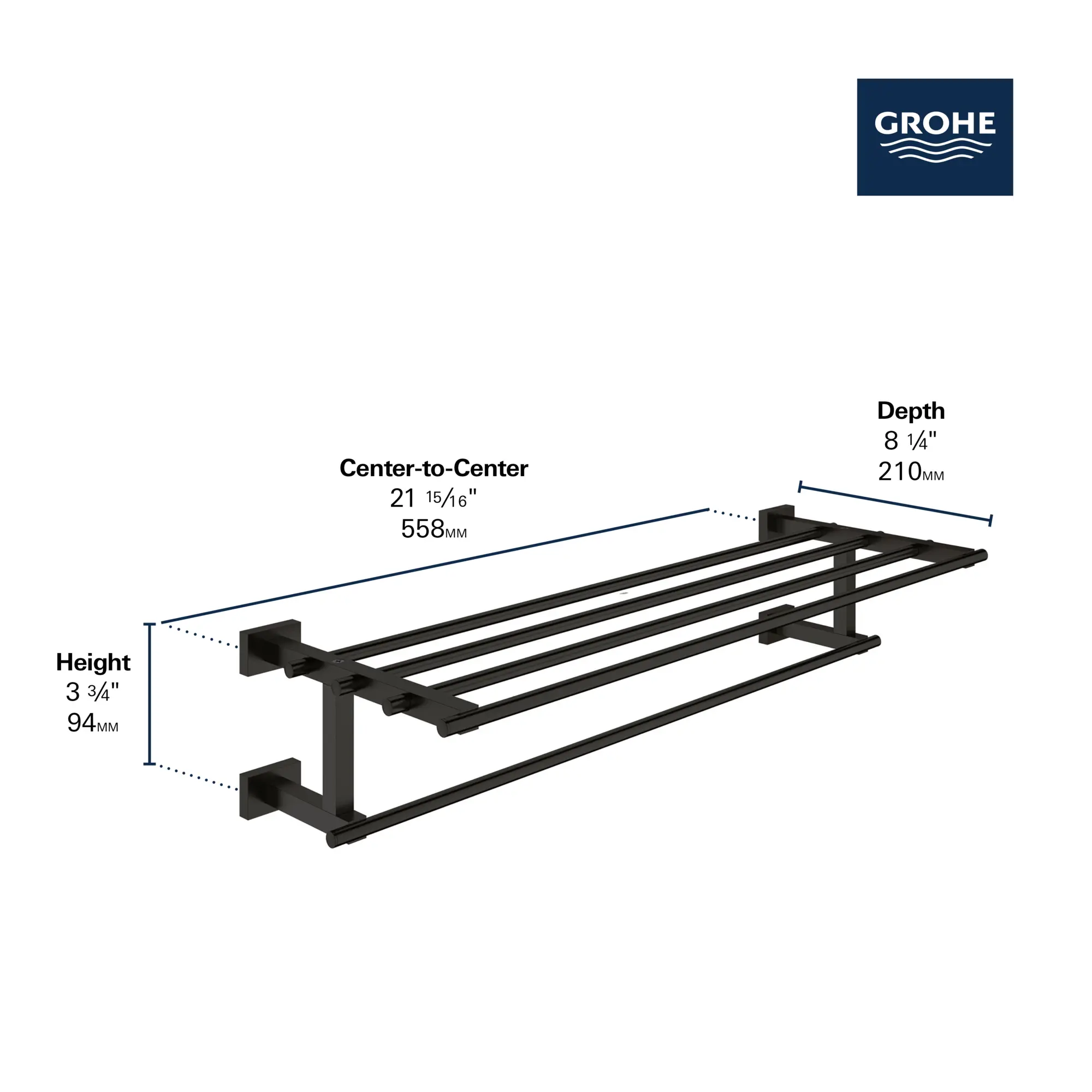 Grohe Train Rack 23 5/8