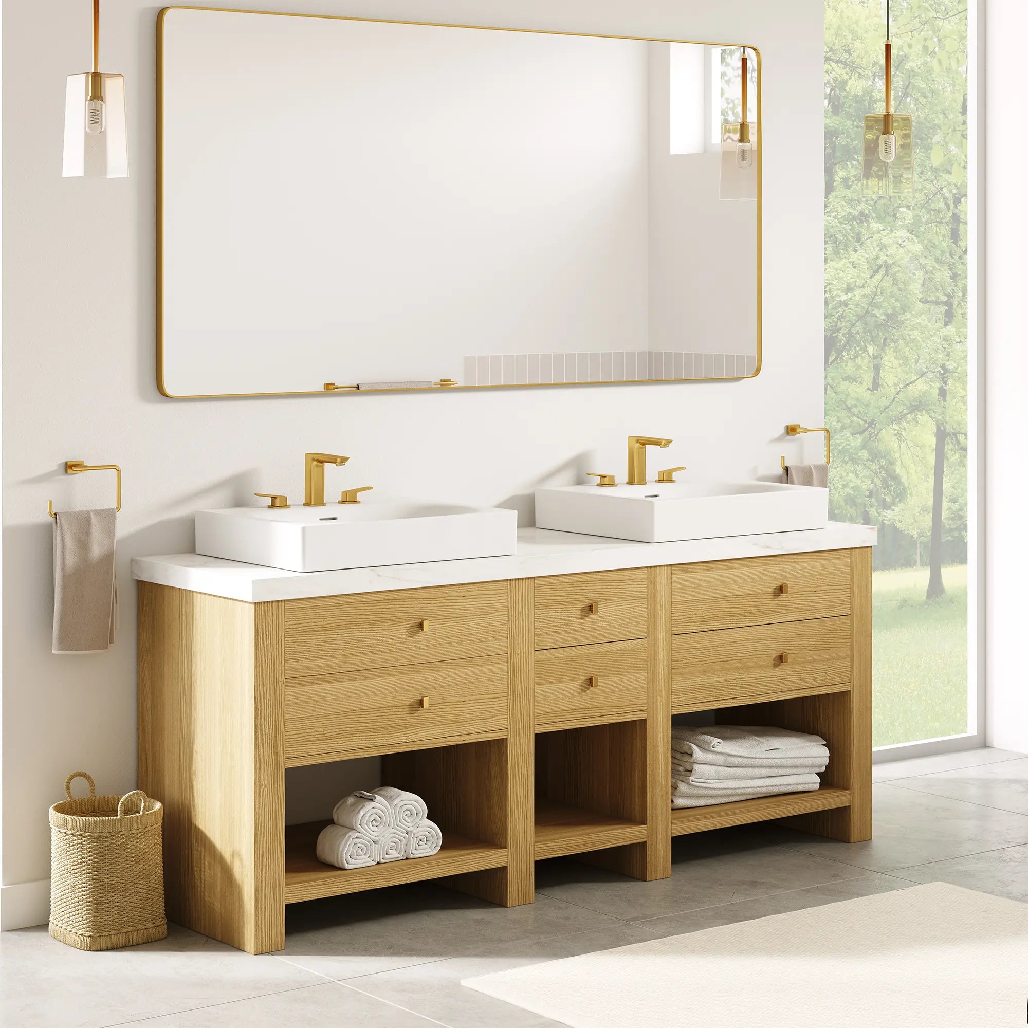 Cubeo 8" Widespread 2-Handle Bathroom Faucet, 1.2 gpm (4.5 L/min)