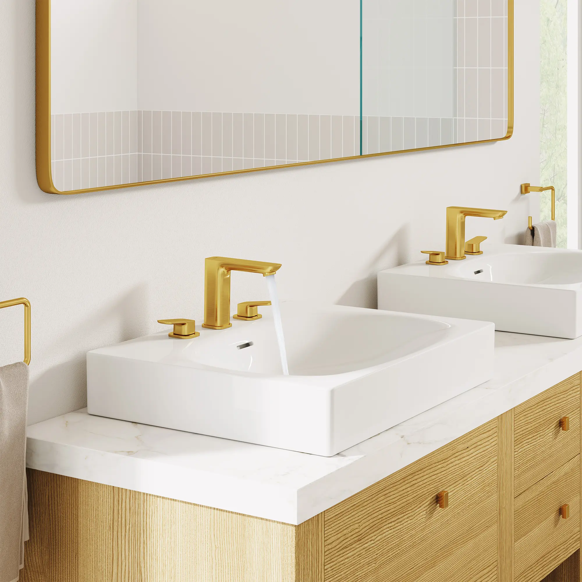 Cubeo 8" Widespread 2-Handle Bathroom Faucet, 1.2 gpm (4.5 L/min)