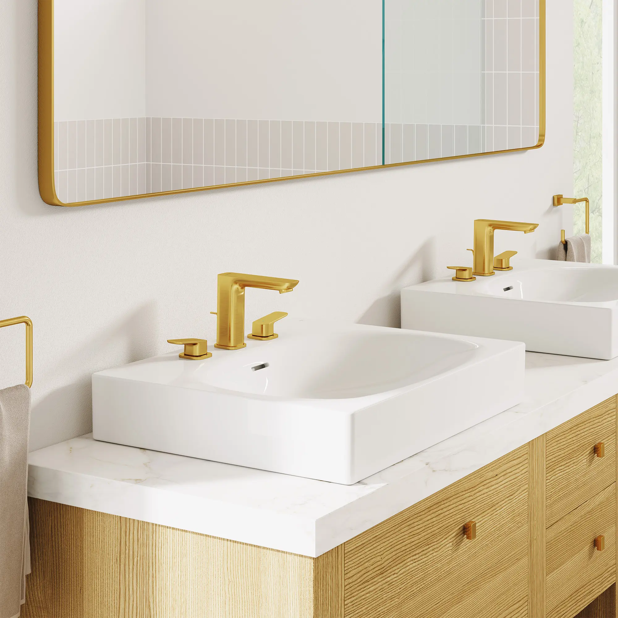 Cubeo 8" Widespread 2-Handle Bathroom Faucet, 1.2 gpm (4.5 L/min)