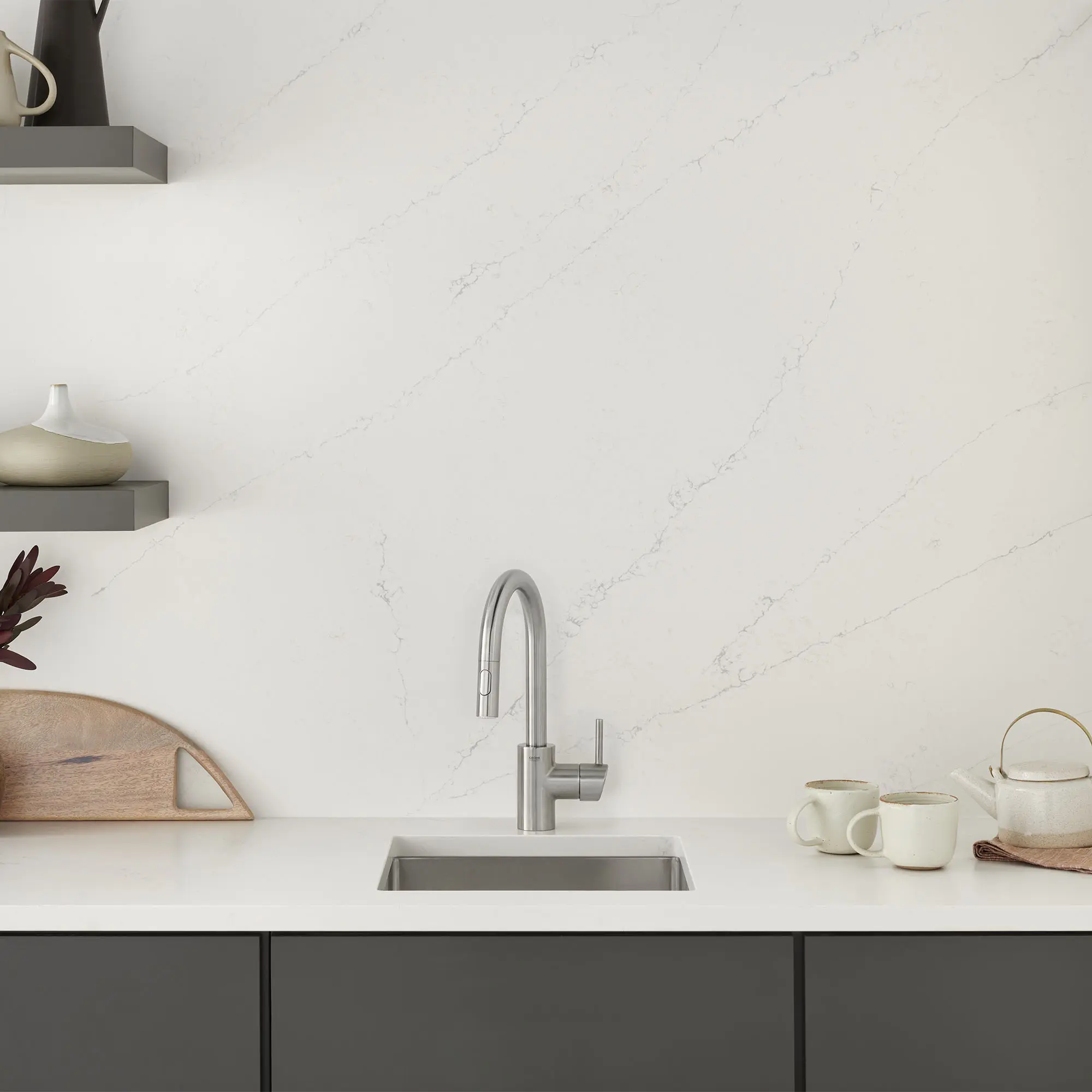 Concetto Single-Handle Pull Down Prep Faucet 1.75 GPM (6.6 L/min)