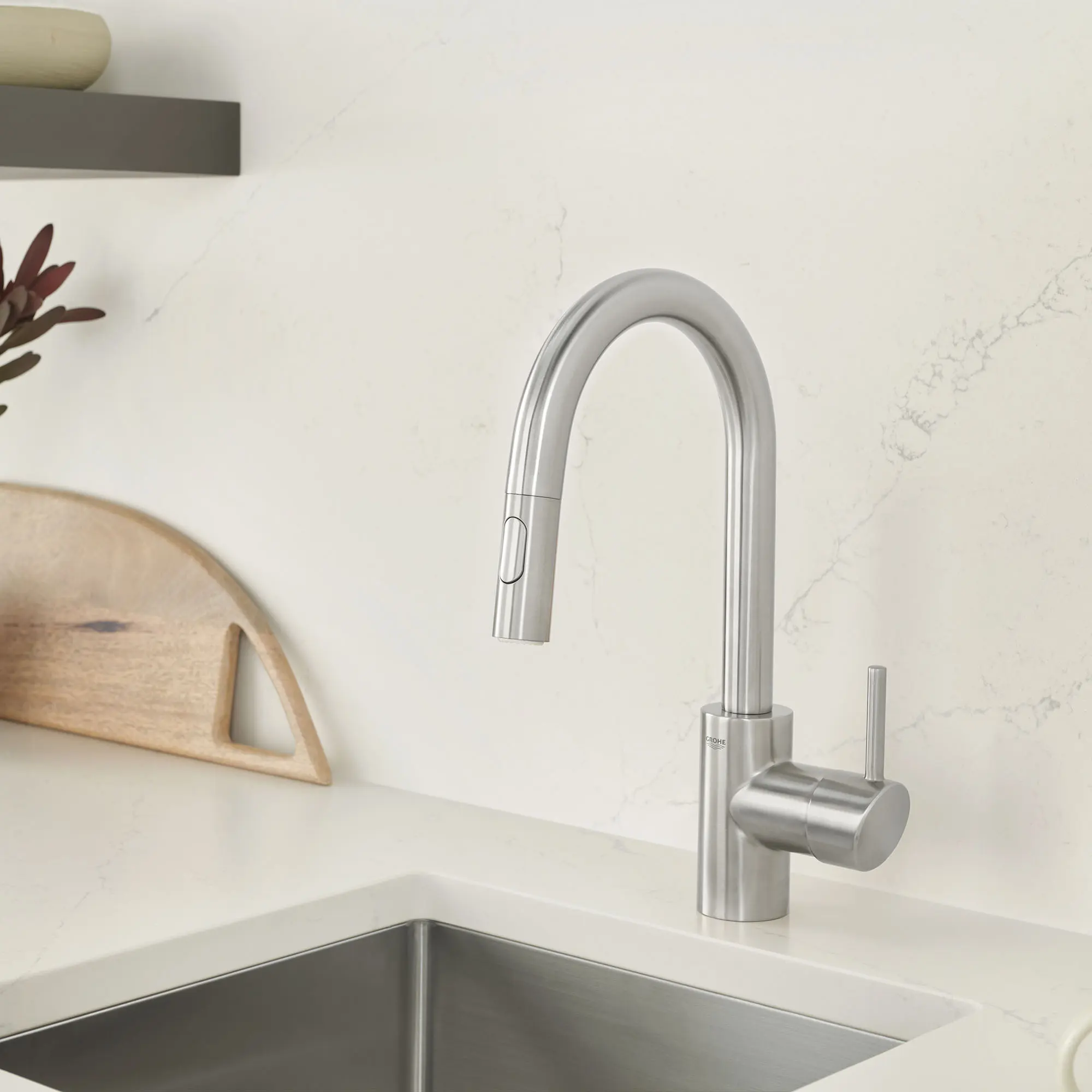 Concetto Single-Handle Pull Down Prep Faucet 1.75 GPM (6.6 L/min)