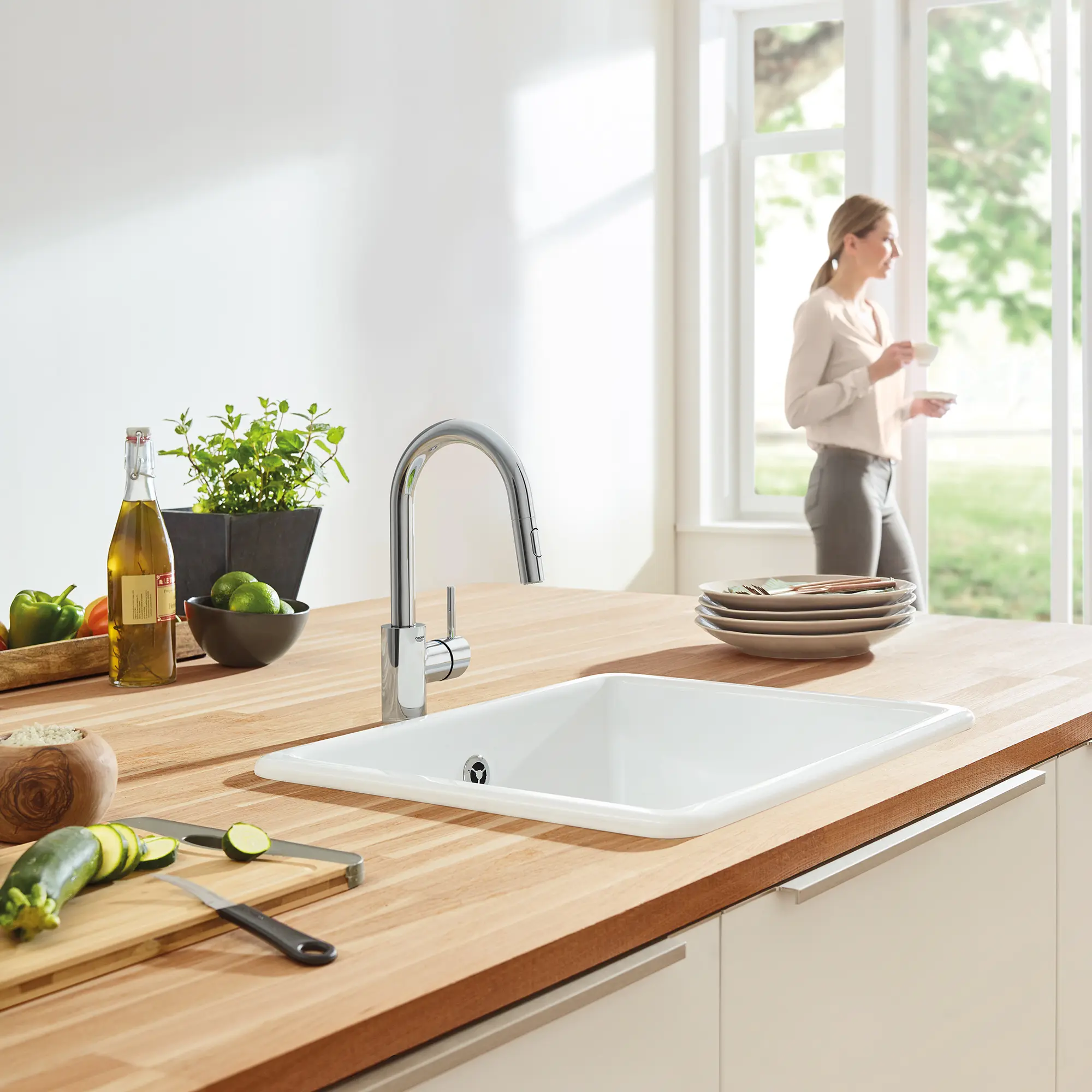 Concetto Single-Handle Pull Down Prep Faucet 1.75 GPM (6.6 L/min)