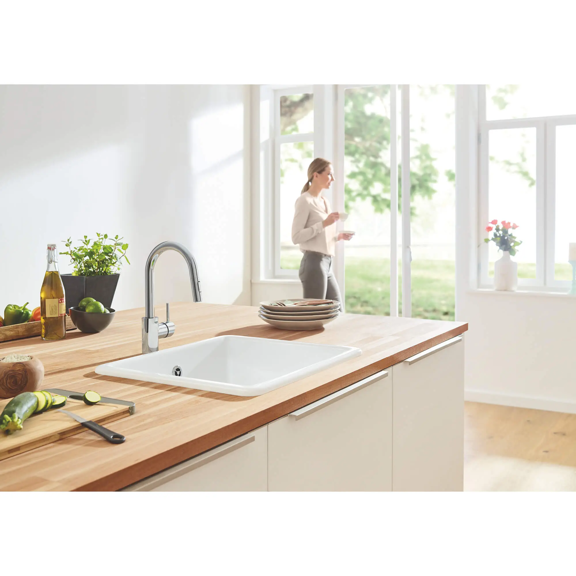 Concetto Single-Handle Pull Down Prep Faucet 1.75 GPM (6.6 L/min)