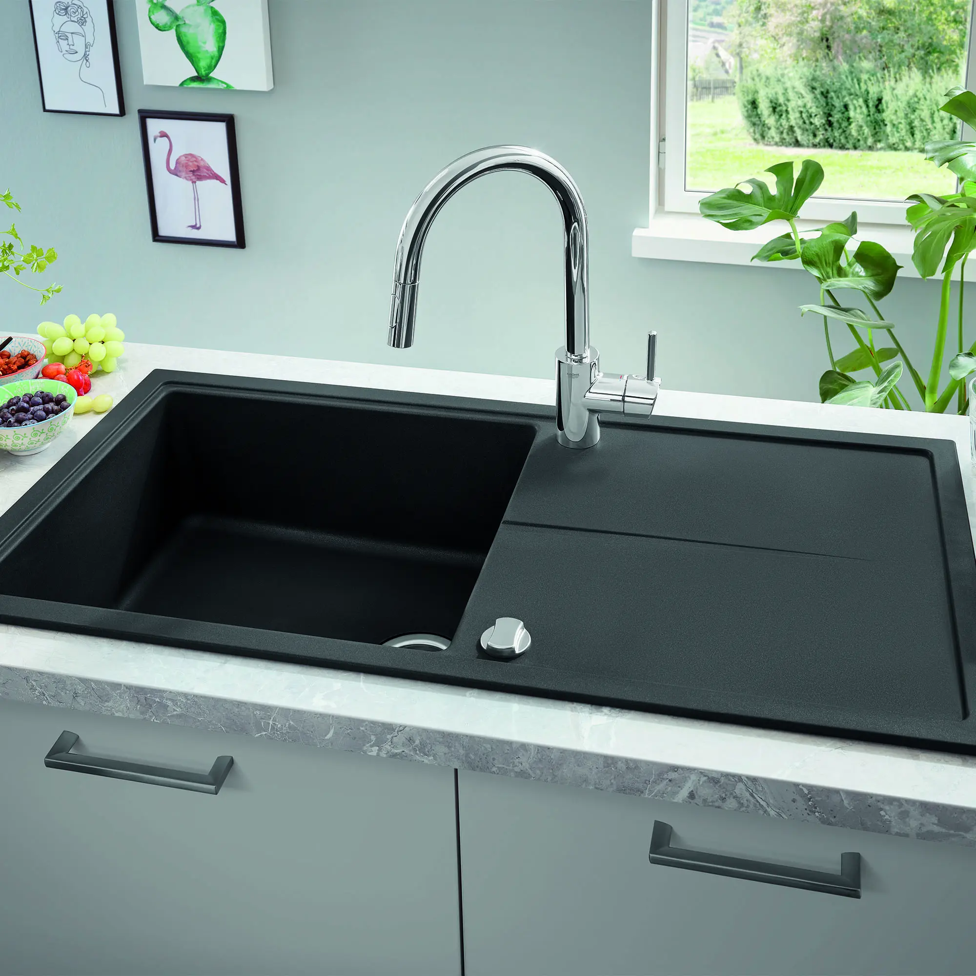 Concetto Single-Handle Pull Down Prep Faucet 1.75 GPM (6.6 L/min)