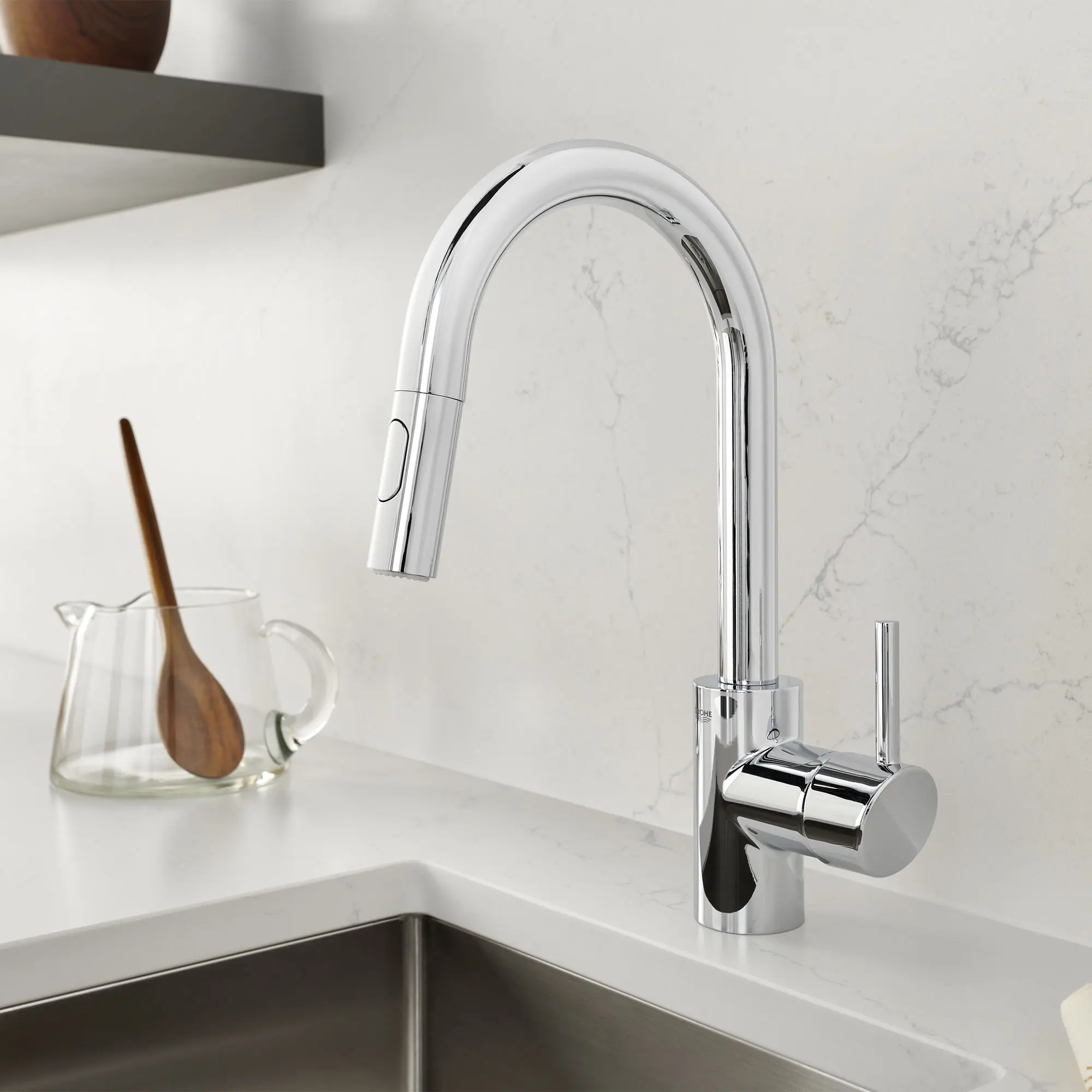 Concetto Single-Handle Pull Down Prep Faucet 1.75 GPM (6.6 L/min)