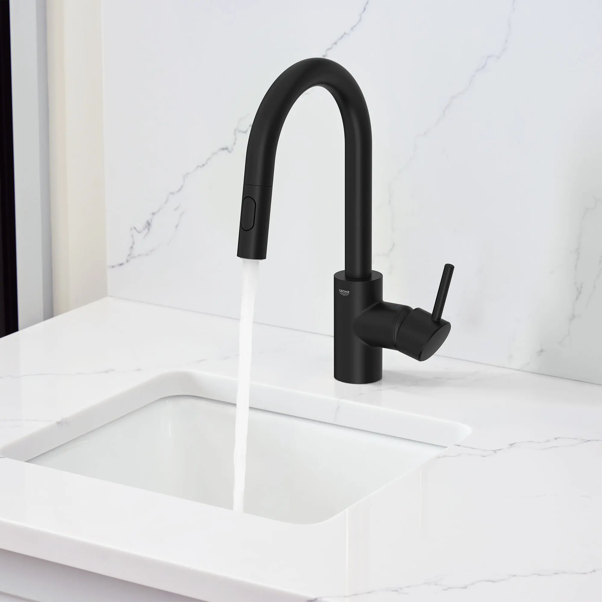 Concetto Single-Handle Pull Down Prep Faucet 1.75 GPM (6.6 L/min)