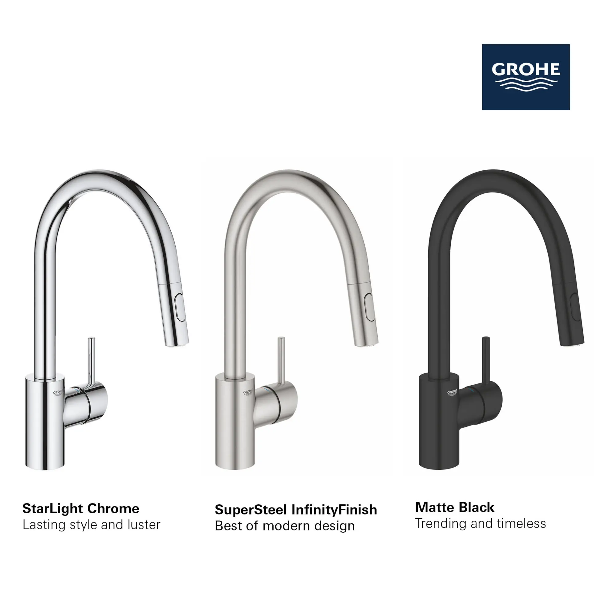 Concetto Single-Handle Pull-Down Kitchen Faucet Dual Spray 1.75 GPM (6.6 L/min) 20 Concetto Single-Handle Pull-Down Kitchen Faucet Dual Spray 1.75 GPM (6.6 L/min)