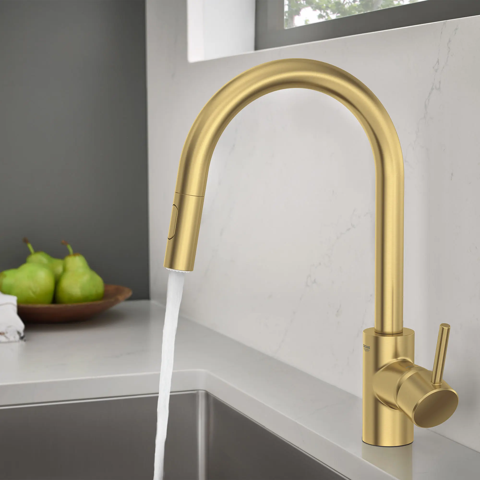Concetto Single-Handle Pull-Down Kitchen Faucet Dual Spray 1.75 GPM (6.6 L/min) 23 Concetto Single-Handle Pull-Down Kitchen Faucet Dual Spray 1.75 GPM (6.6 L/min)