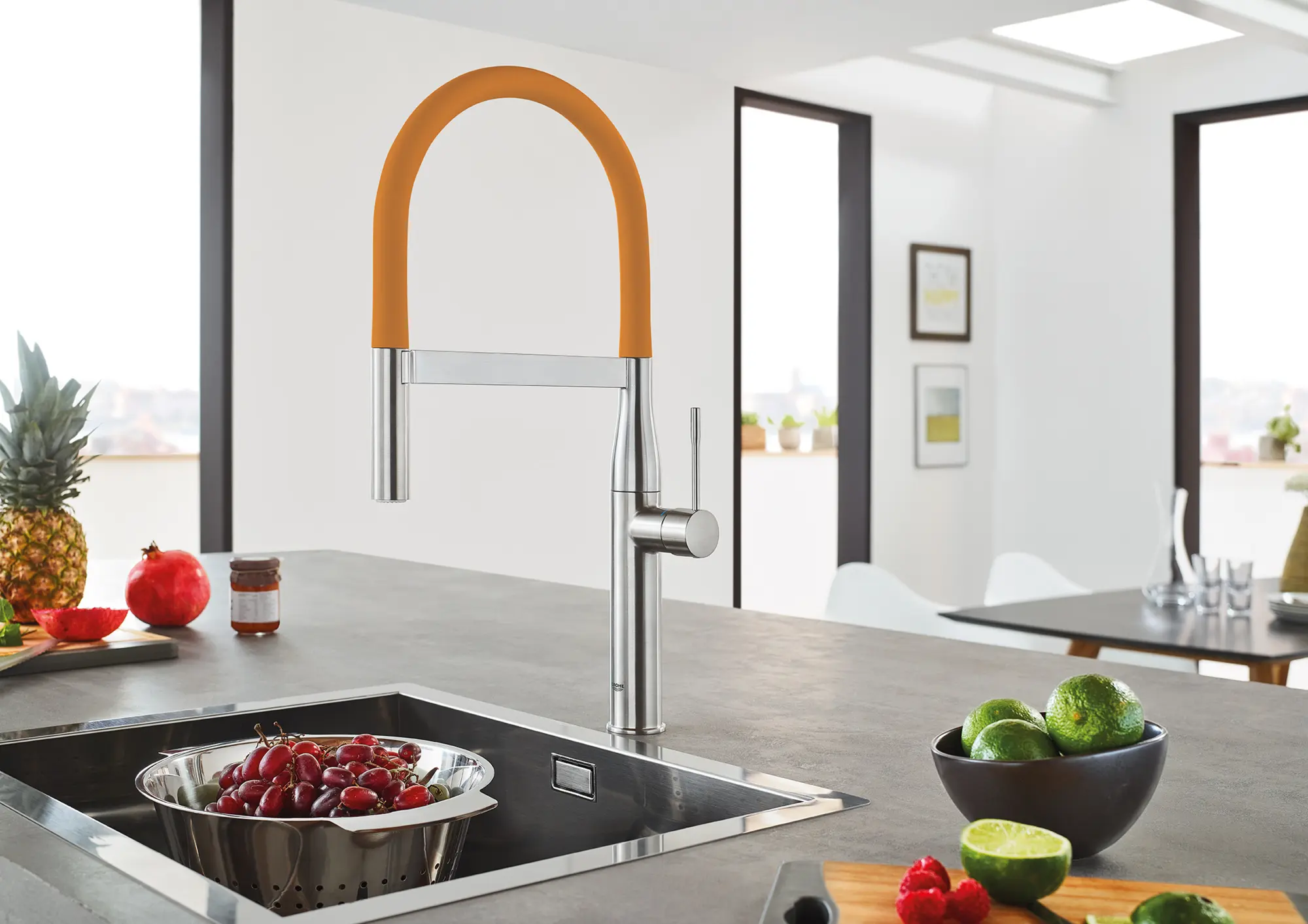 Essence Single-Handle Semi-Pro Dual Spray Kitchen Faucet 1.75 GPM (6.6 L/min) 12 Essence Single-Handle Semi-Pro Dual Spray Kitchen Faucet 1.75 GPM (6.6 L/min)
