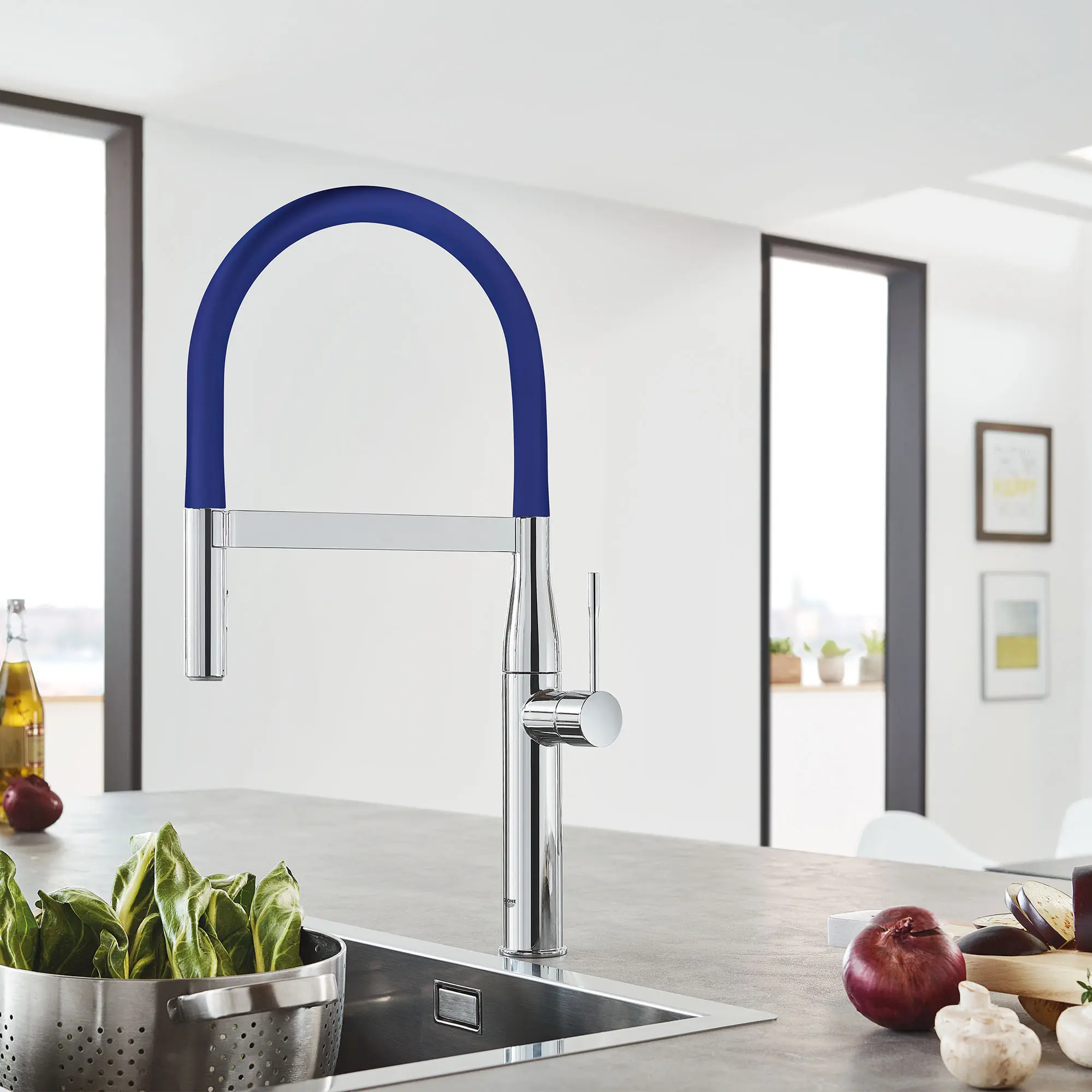 Essence Single-Handle Semi-Pro Dual Spray Kitchen Faucet 1.75 GPM (6.6 L/min) 20 Essence Single-Handle Semi-Pro Dual Spray Kitchen Faucet 1.75 GPM (6.6 L/min)