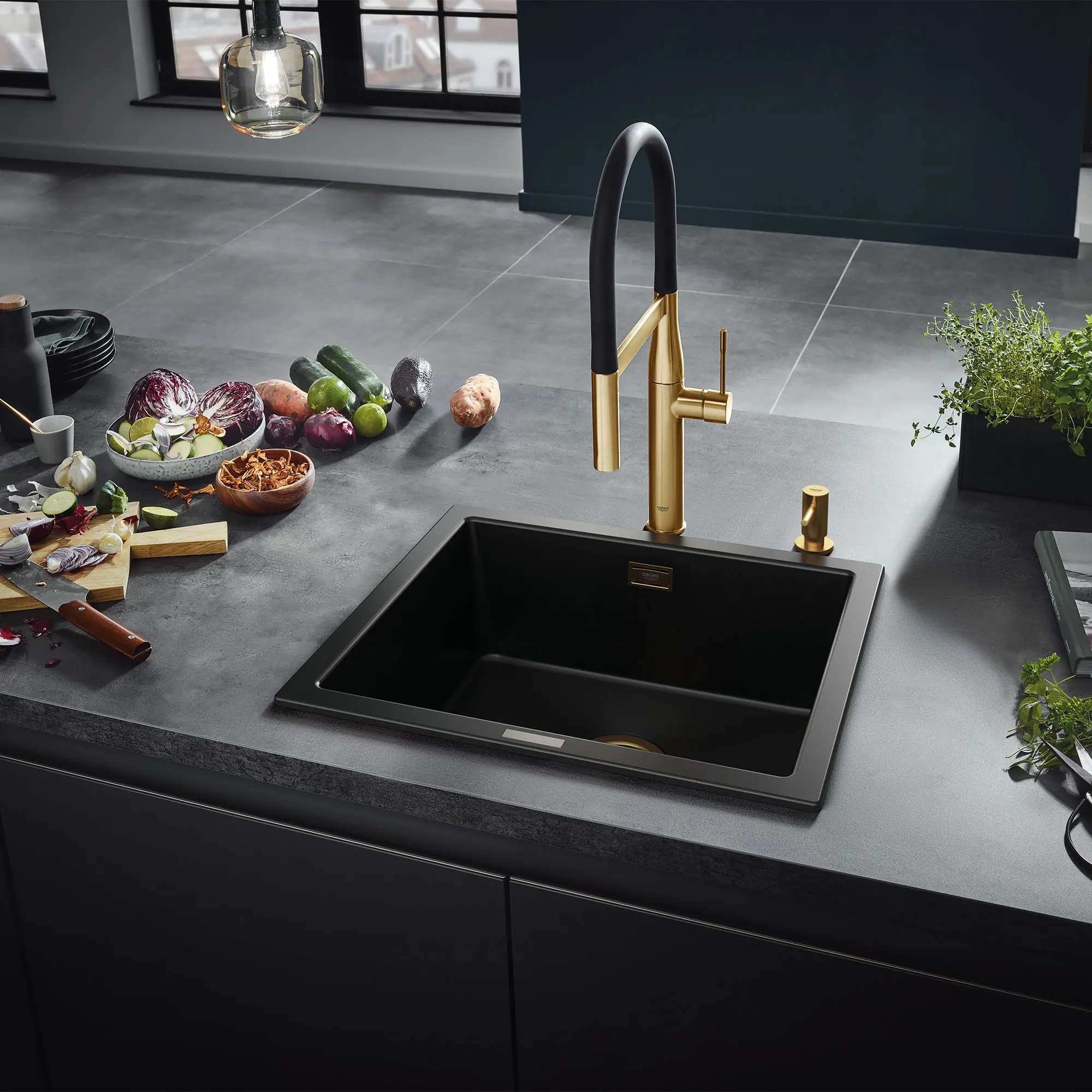 Essence Single-Handle Semi-Pro Dual Spray Kitchen Faucet 1.75 GPM (6.6 L/min) 27 Essence Single-Handle Semi-Pro Dual Spray Kitchen Faucet 1.75 GPM (6.6 L/min)