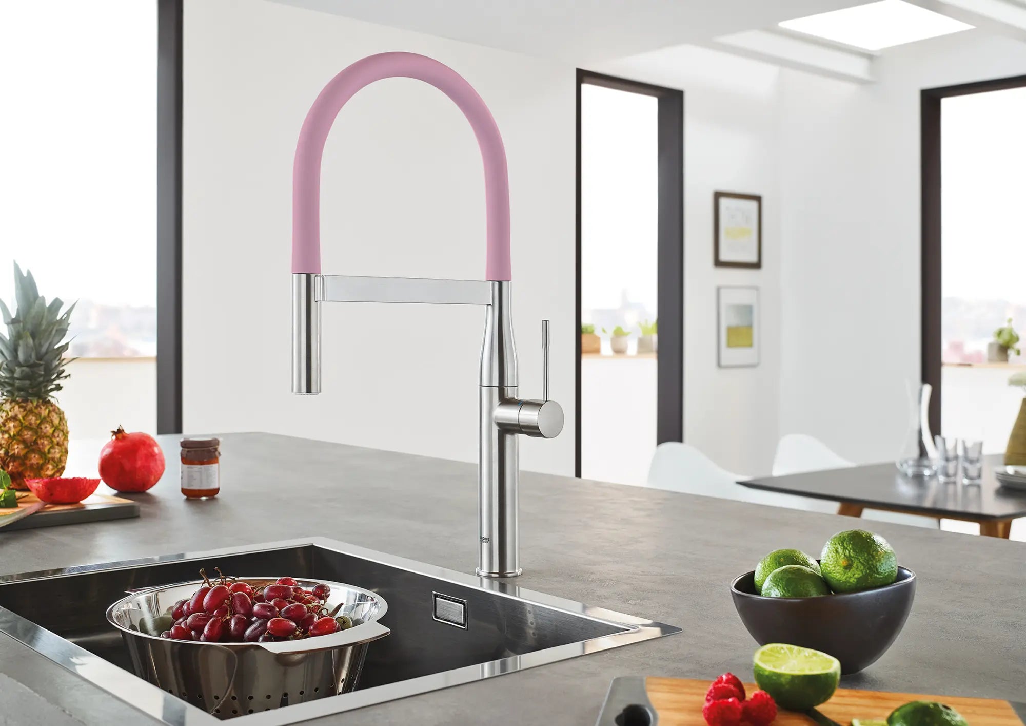Essence Single-Handle Semi-Pro Dual Spray Kitchen Faucet 1.75 GPM (6.6 L/min) 59 Essence Single-Handle Semi-Pro Dual Spray Kitchen Faucet 1.75 GPM (6.6 L/min)