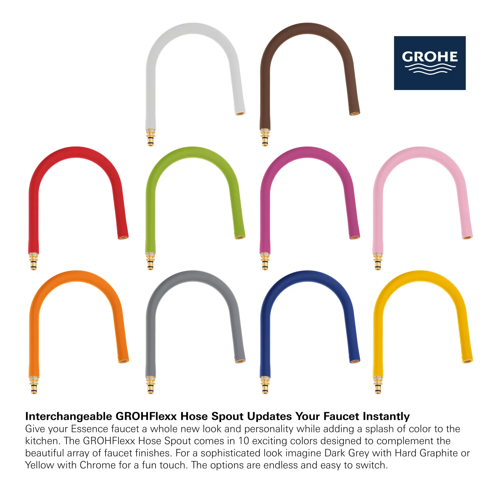 Essence Single-Handle Semi-Pro Dual Spray Kitchen Faucet 1.75 GPM (6.6 L/min) 8 Essence Single-Handle Semi-Pro Dual Spray Kitchen Faucet 1.75 GPM (6.6 L/min)