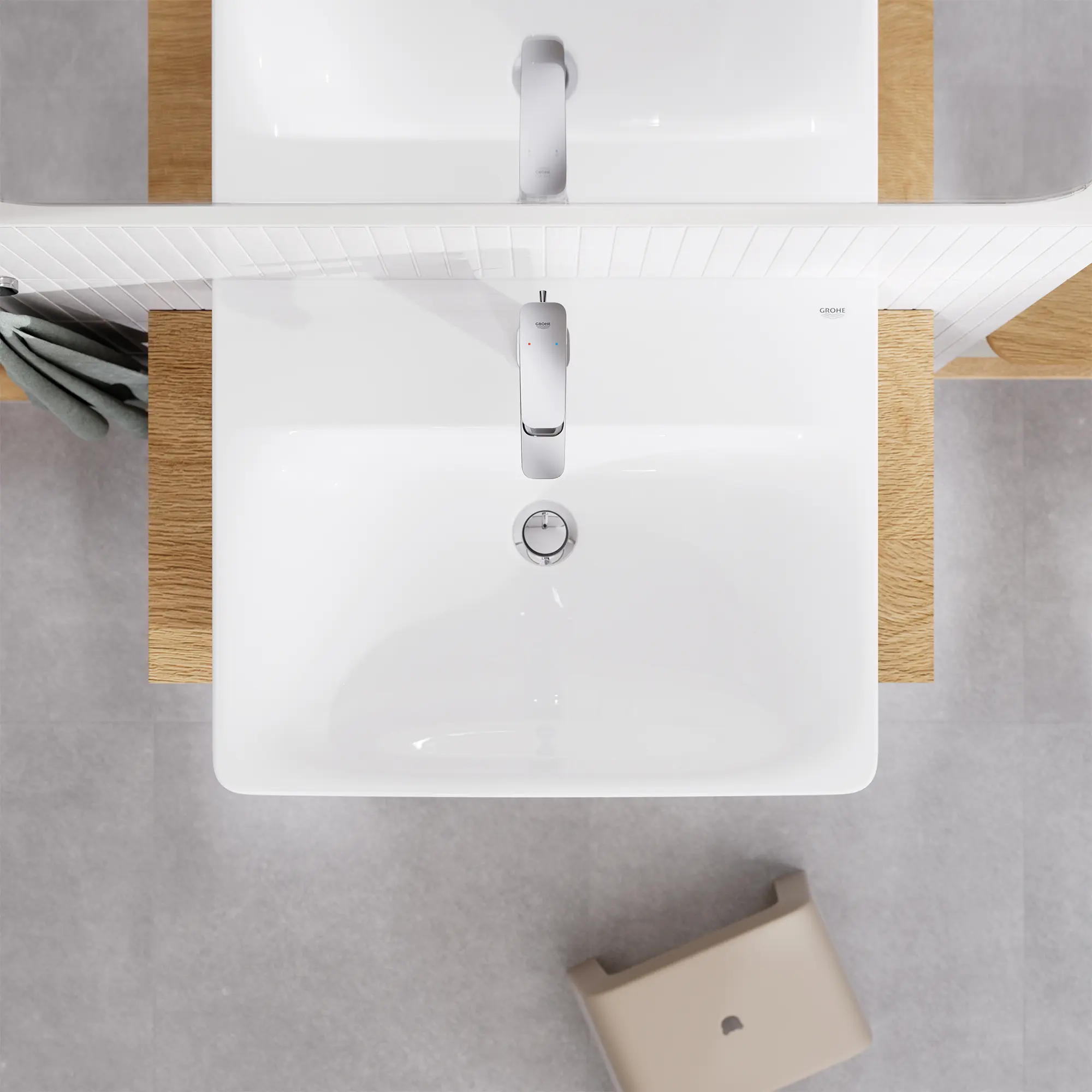 Cubeo Single Hole Single Handle S-Size Bathroom Faucet, Cold Start, 1.2 gpm (4.5L/min)