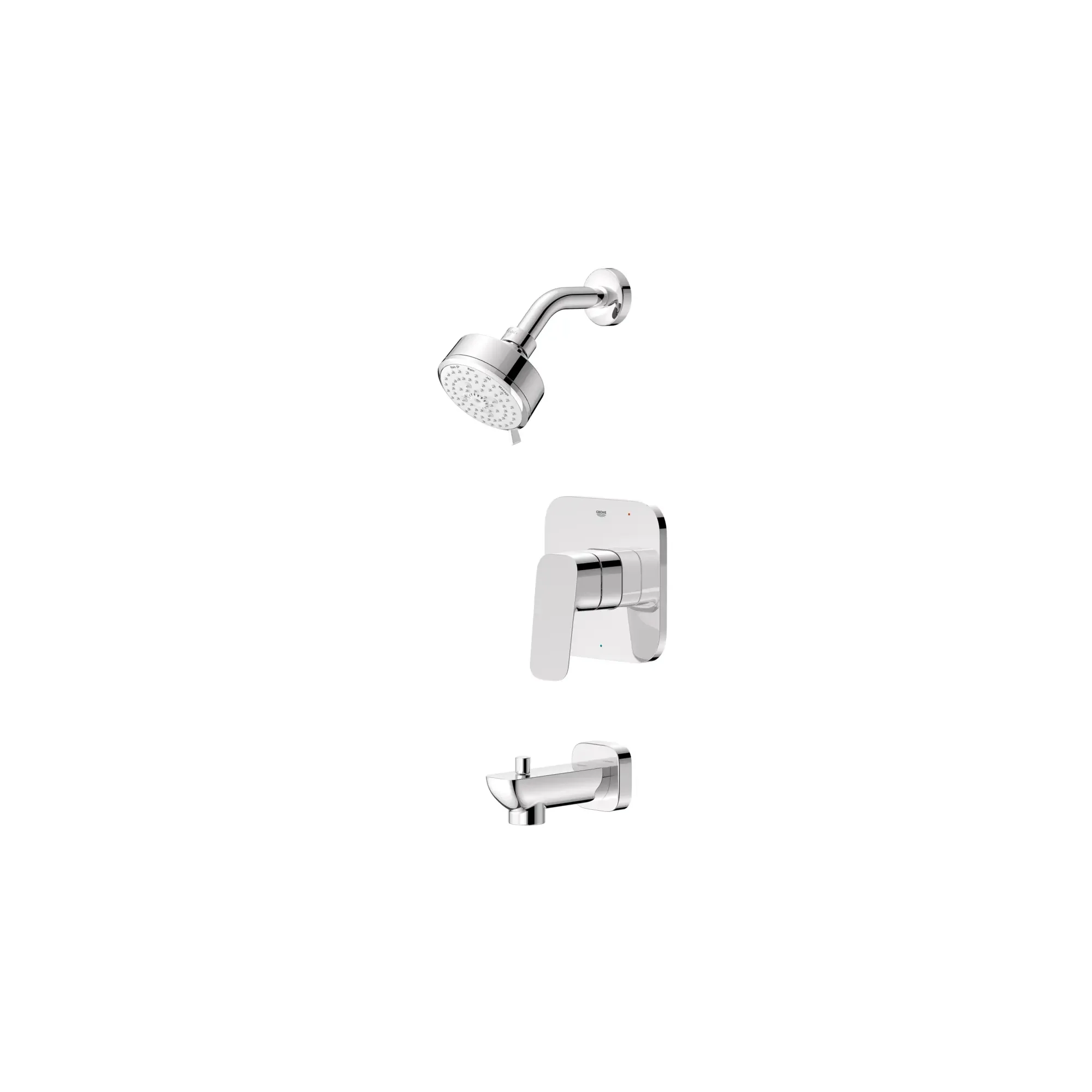 Cubeo Pressure Balance Valve Tub/Shower Trim Kit