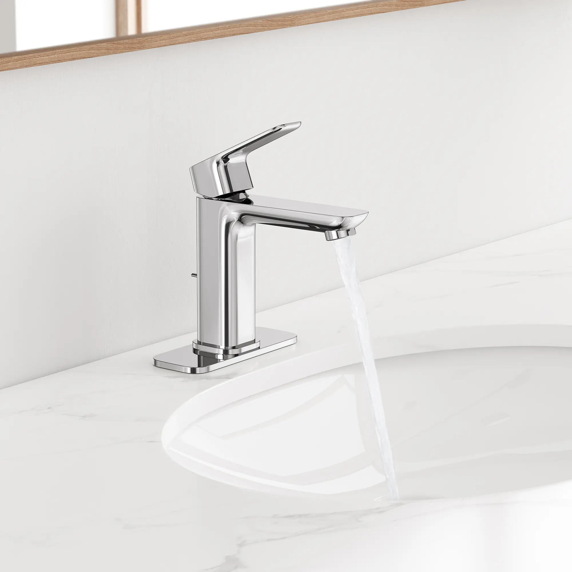 Cubeo Single Hole Single Handle M-Size Bathroom Faucet, 1.2 gpm (4.5L/min)