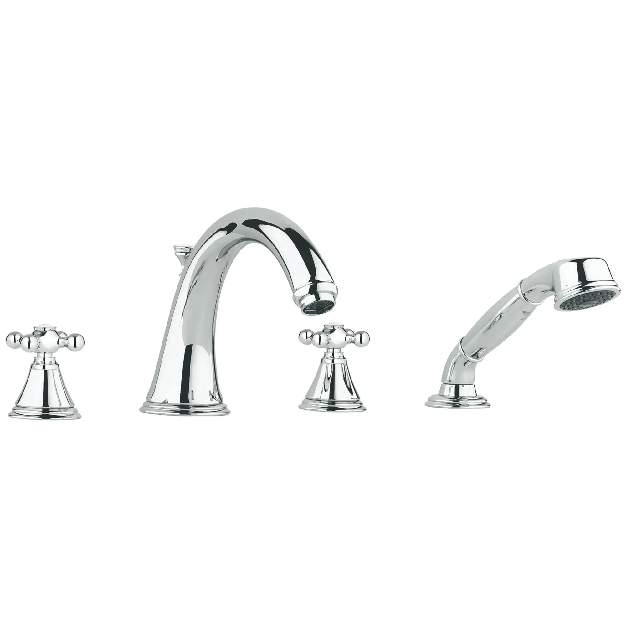 Roman Tub Filler With 2.5 GPM Personal Hand Shower - GROHE