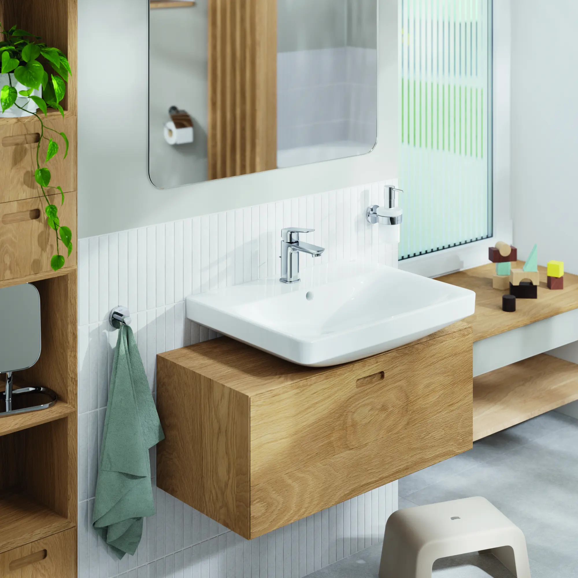 Cubeo Single Hole Single Handle S-Size Bathroom Faucet, 1.2 gpm (4.5L/min)