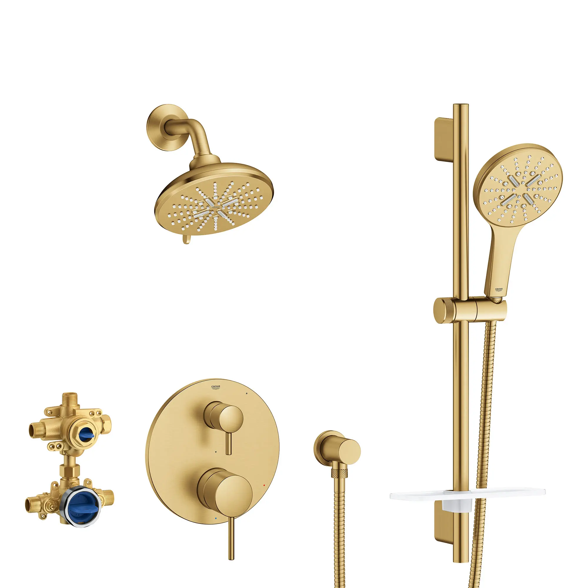 Timeless 2-Handle Pressure Balance Shower Bundle - GROHE