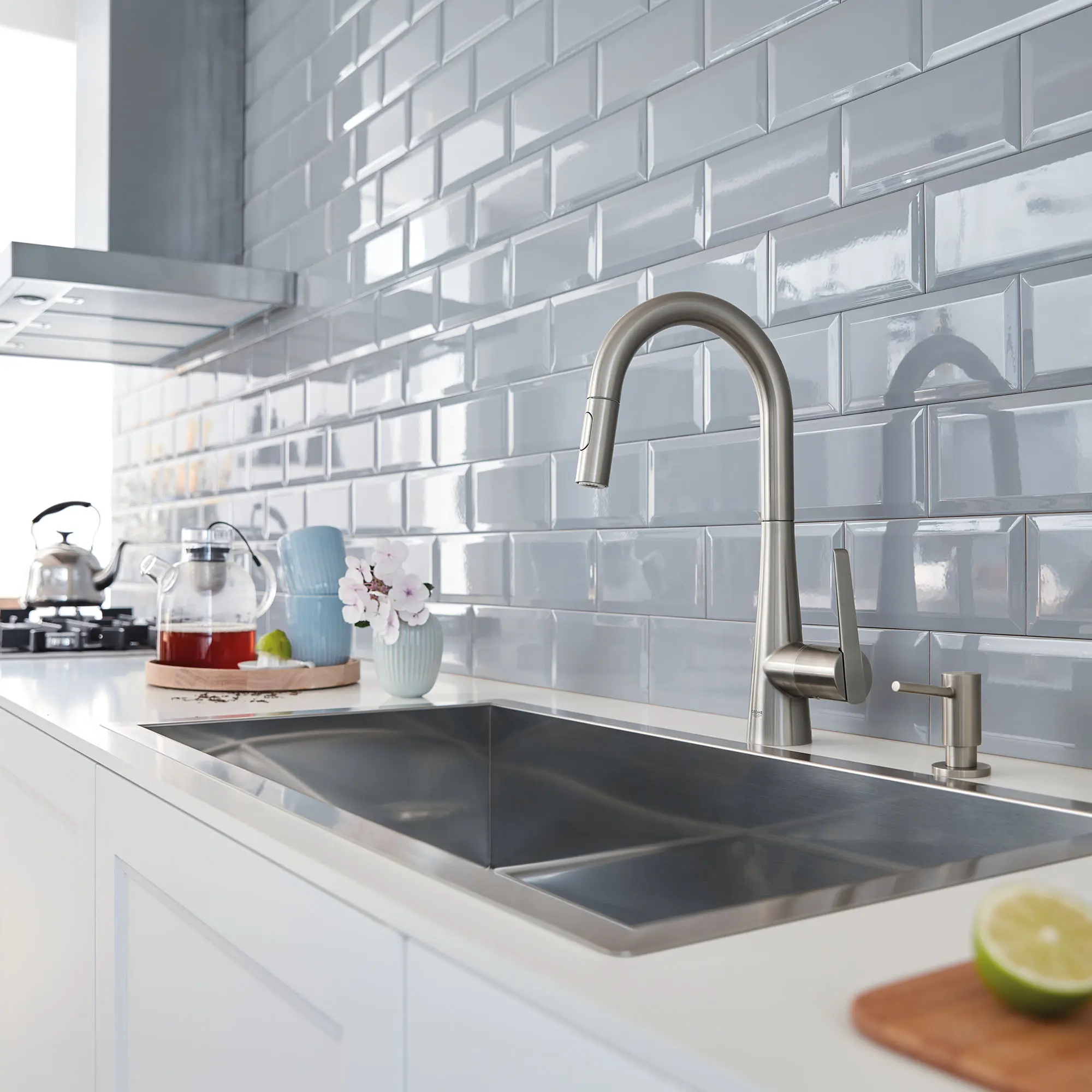 GROHE Zedra Single-Handle Beverage Faucet (Cold Water Only) with Filtration 1.75 GPM (6.6 L/min)