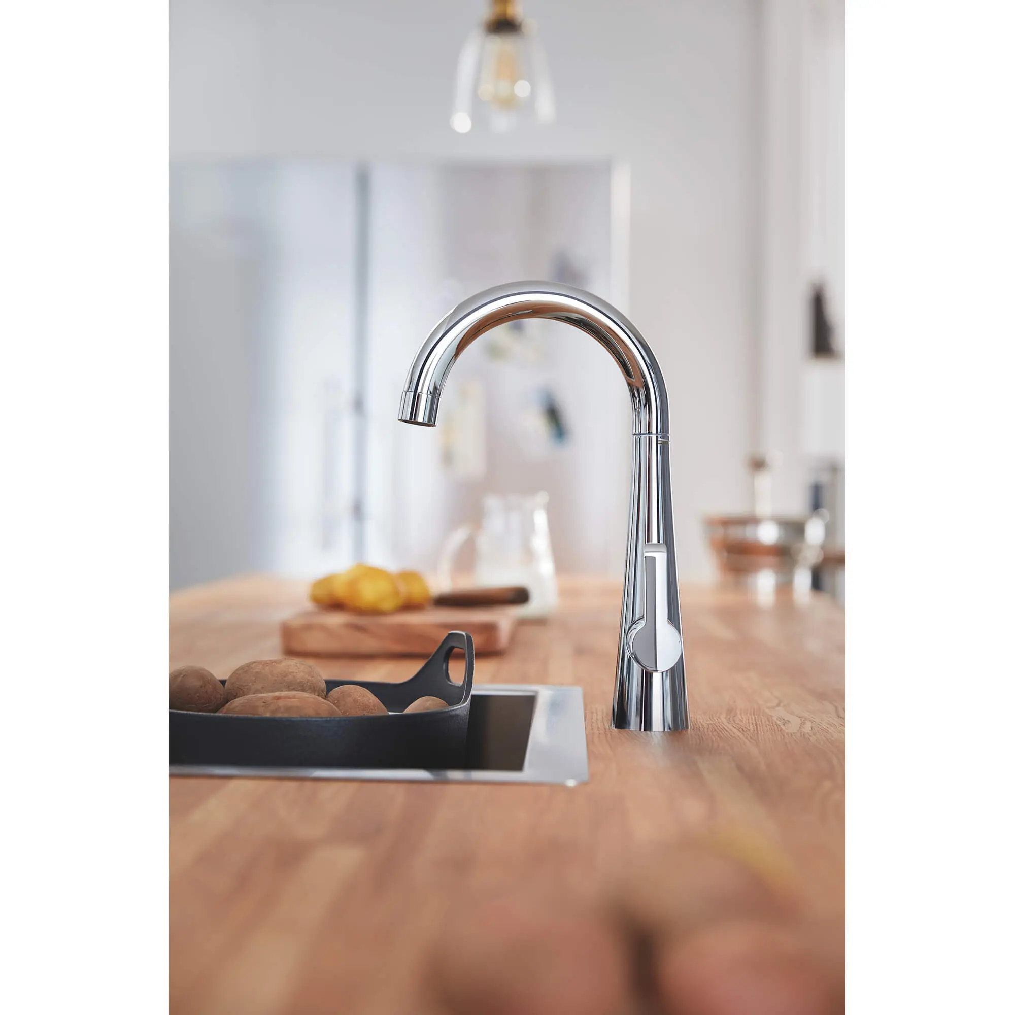 GROHE Zedra Single-Handle Beverage Faucet (Cold Water Only) with Filtration 1.75 GPM (6.6 L/min)
