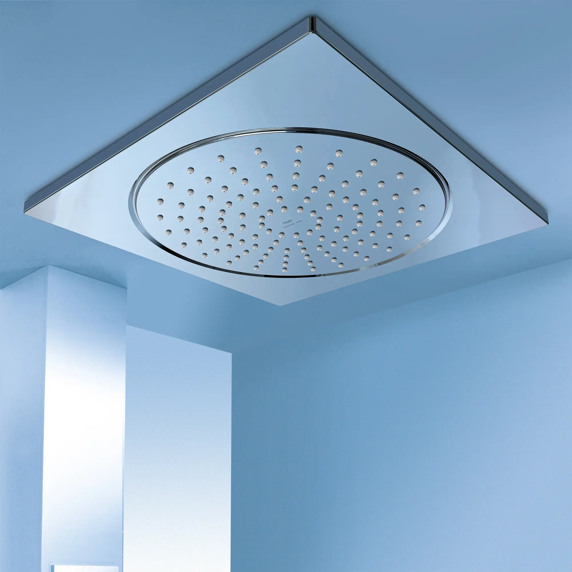 10" Ceiling Shower Head - 1 Spray, 1.75 GPM (6.6 L/min)