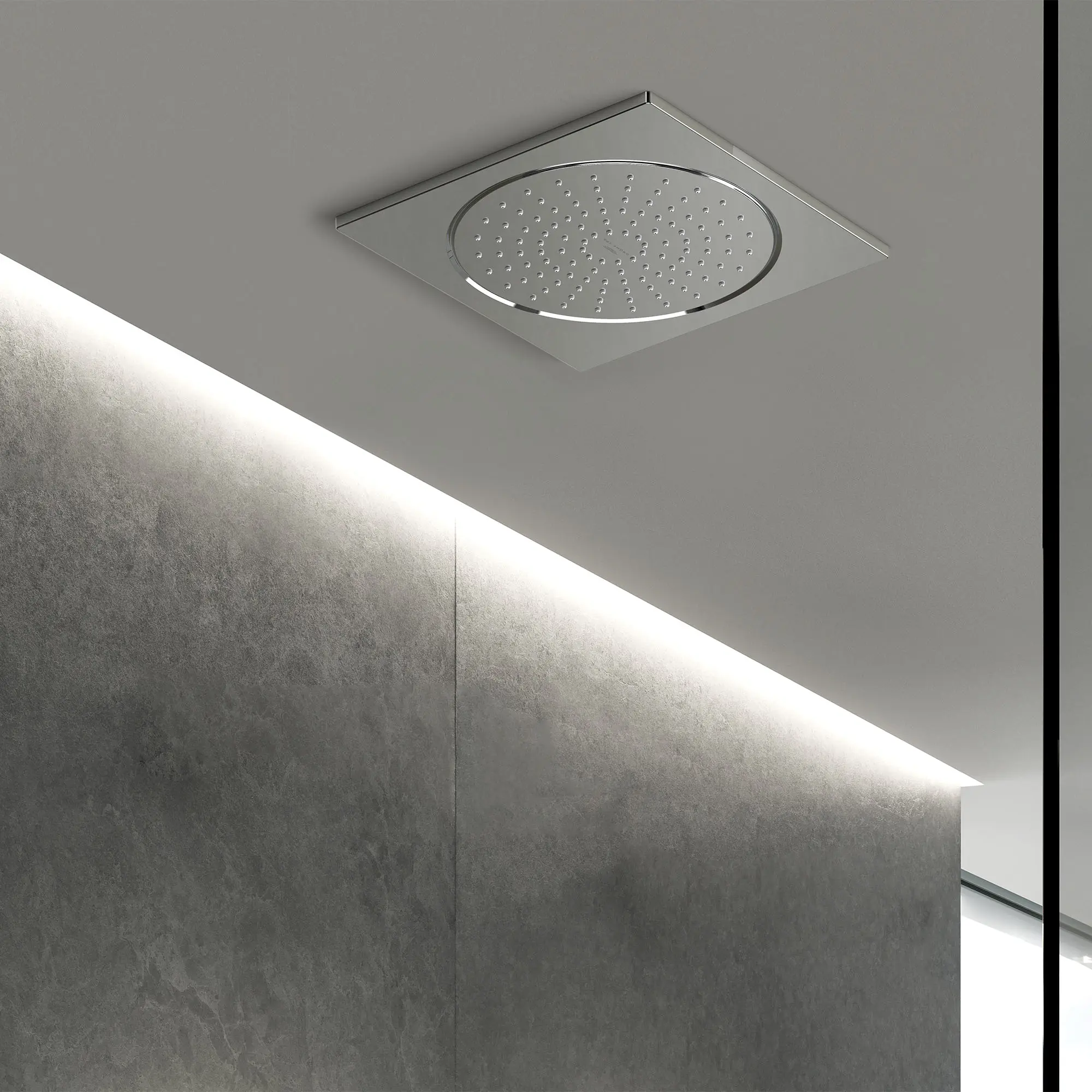 10" Ceiling Shower Head - 1 Spray, 1.75 GPM (6.6 L/min)