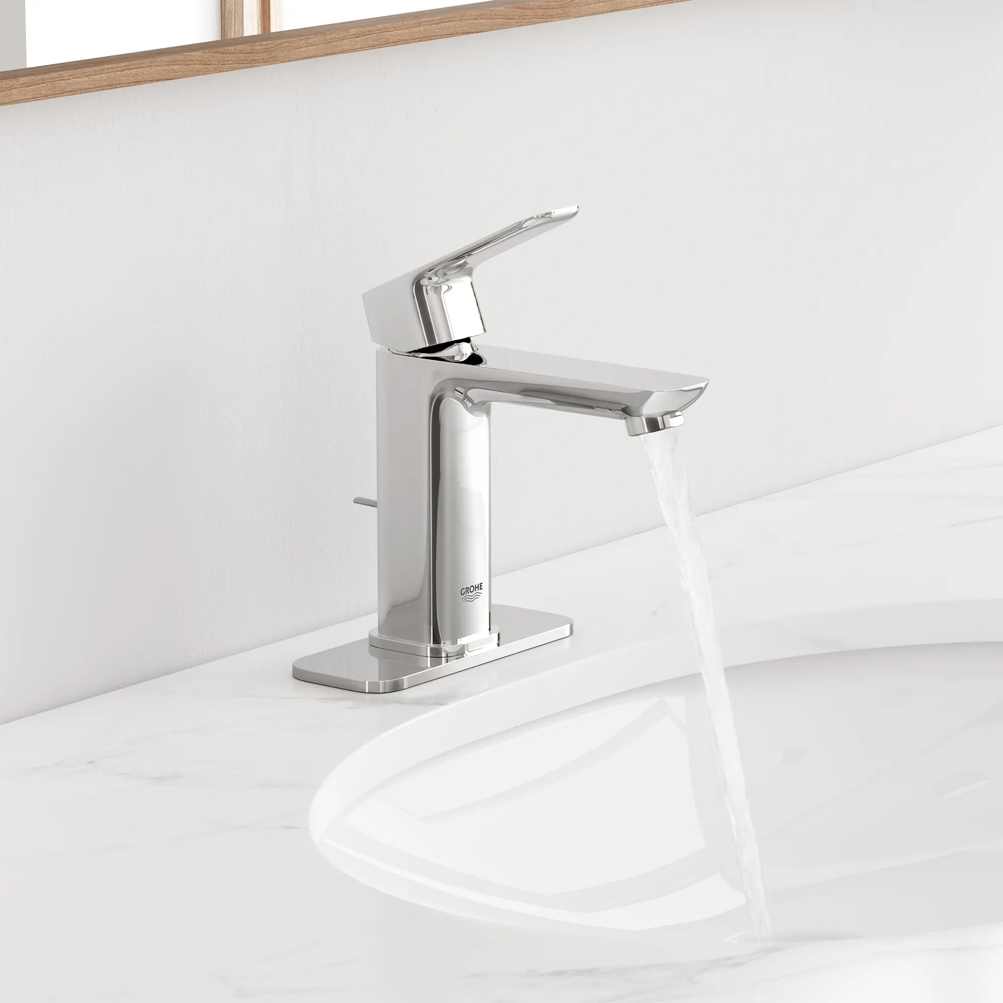 Cubeo Single Hole Single Handle S-Size Bathroom Faucet, Less Drain, 1.2 gpm (4.5L/min)